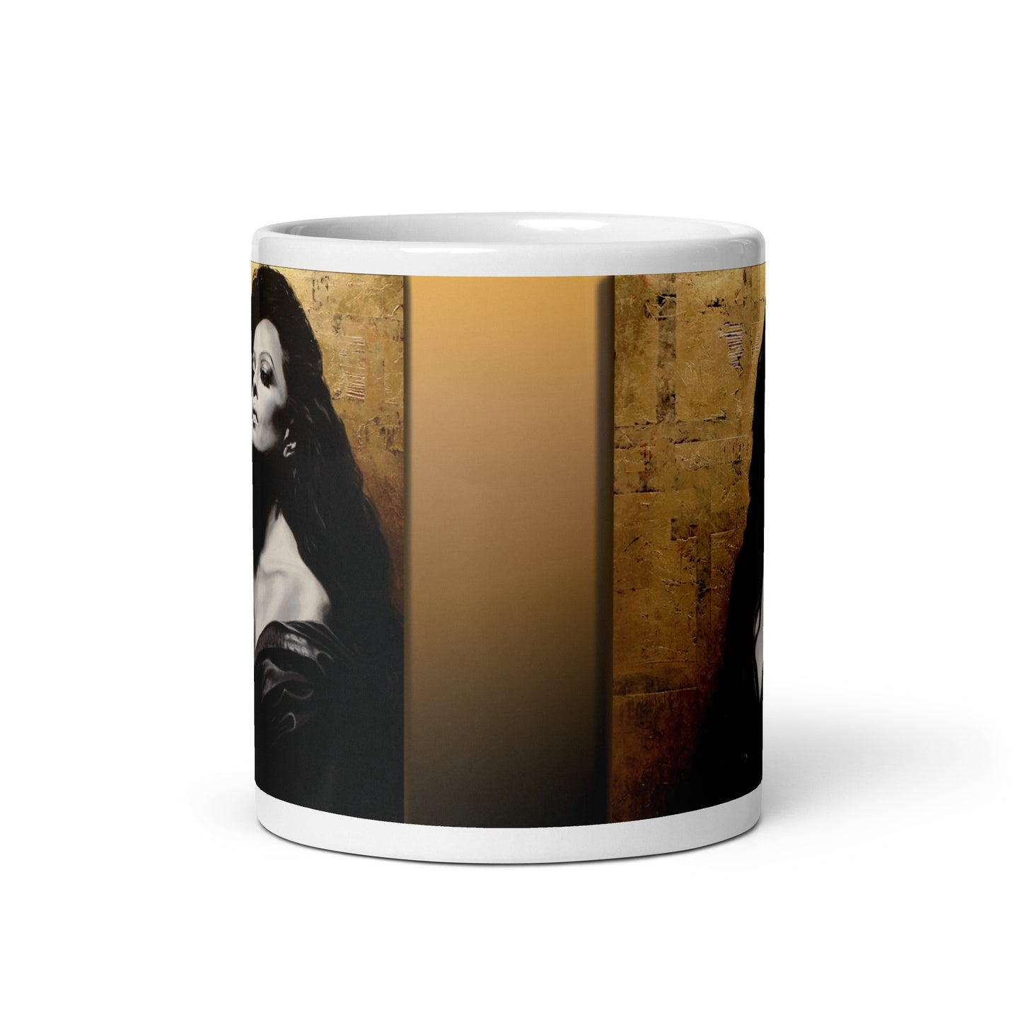 Ms Ross White glossy mug