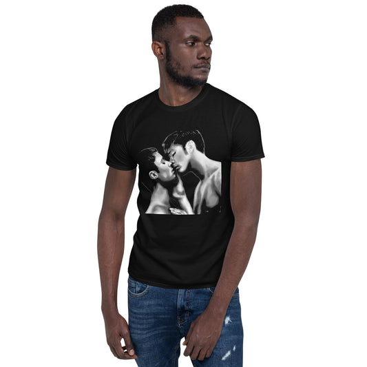 Kiss Series#9 on black Short-Sleeve Unisex T-Shirt