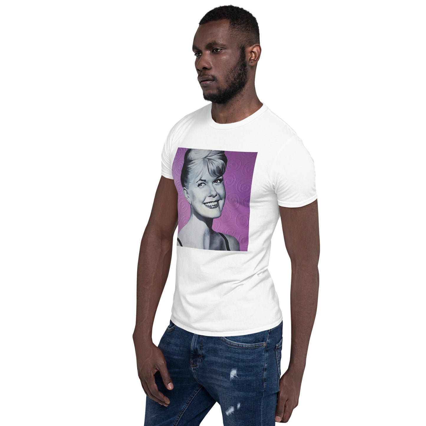 Doris Day white Short-Sleeve Unisex T-Shirt